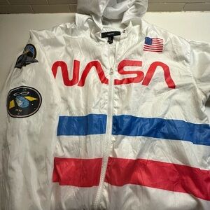 Forever 21 NASA White Jacket